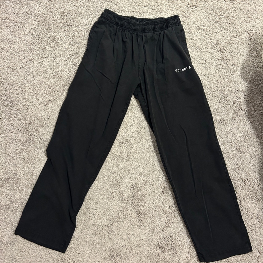 YoungLA black sweats men